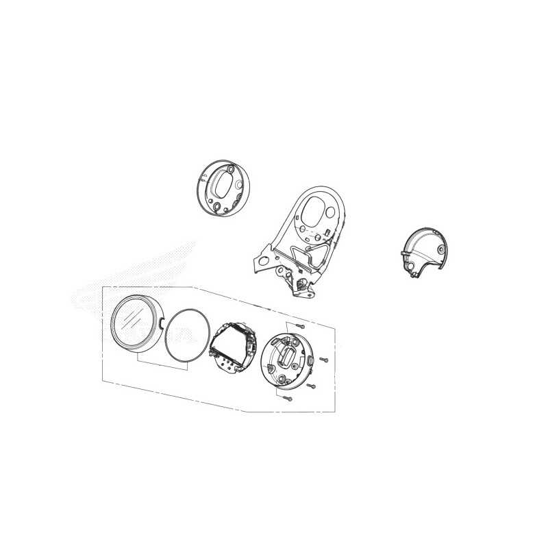 Кронштейн приборной панели Honda CL500 2023 2024