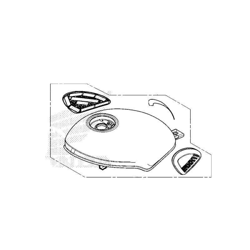 Топливный бак Honda CL500 2023 2024
