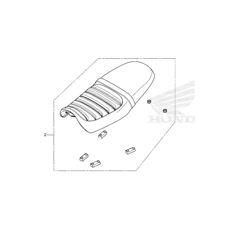 Двухместное сиденье Honda CL500 2023 2024