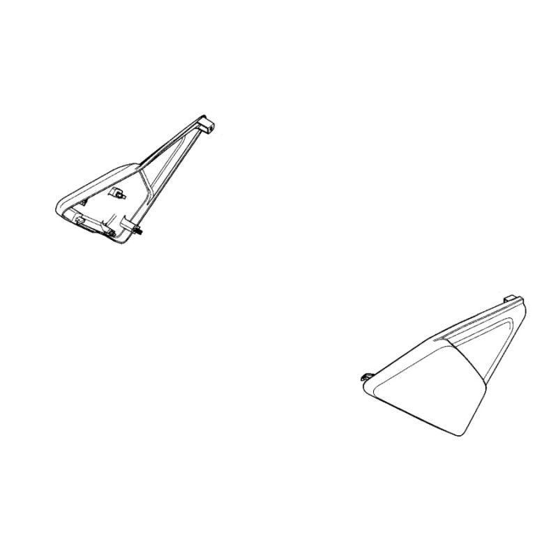 Правая центральная панель Honda CL500 2023 2024