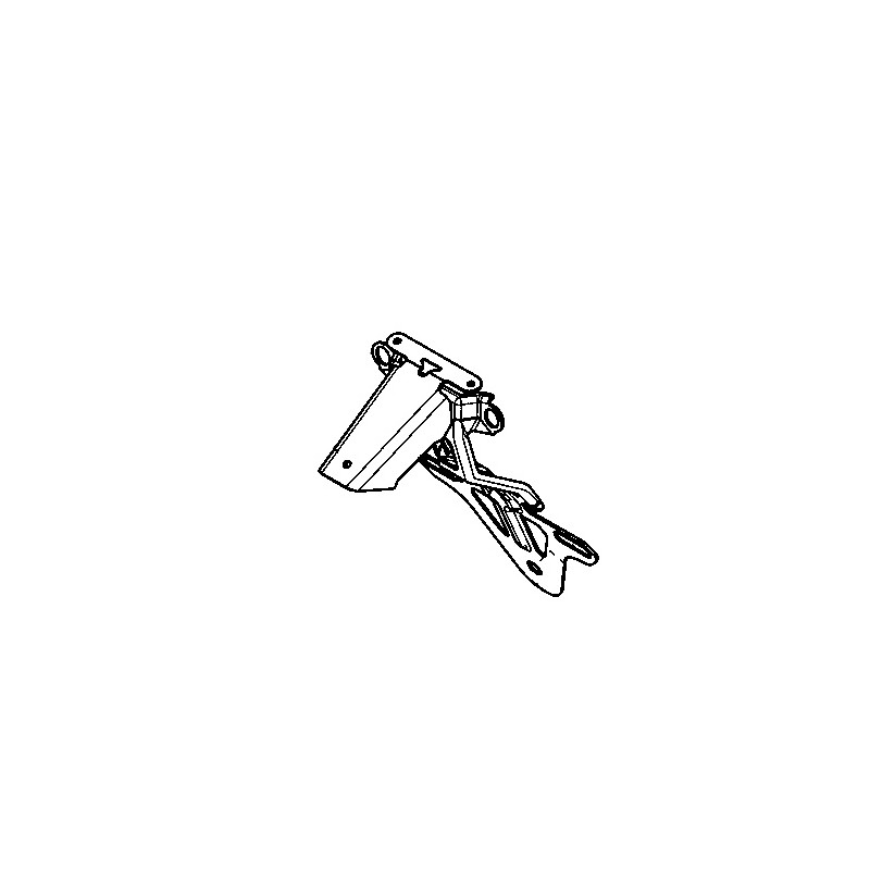 Кронштейн номерного знака Honda CL500 2023 2024