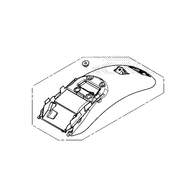 Заднее крыло Honda CL500 2023 2024