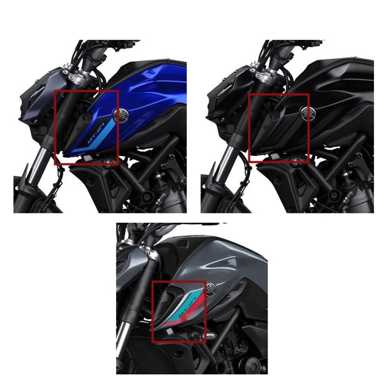 Наклейка левой накладки топливного бака Yamaha MT-07 2021/2024