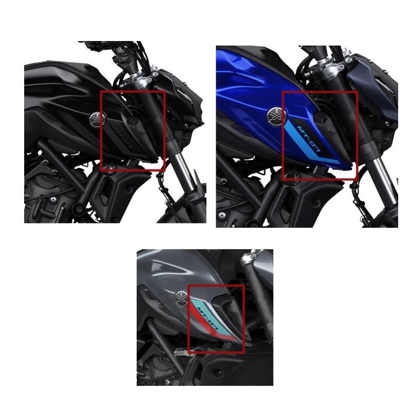 Наклейка правой накладки топливного бака Yamaha MT-07 2021/2024