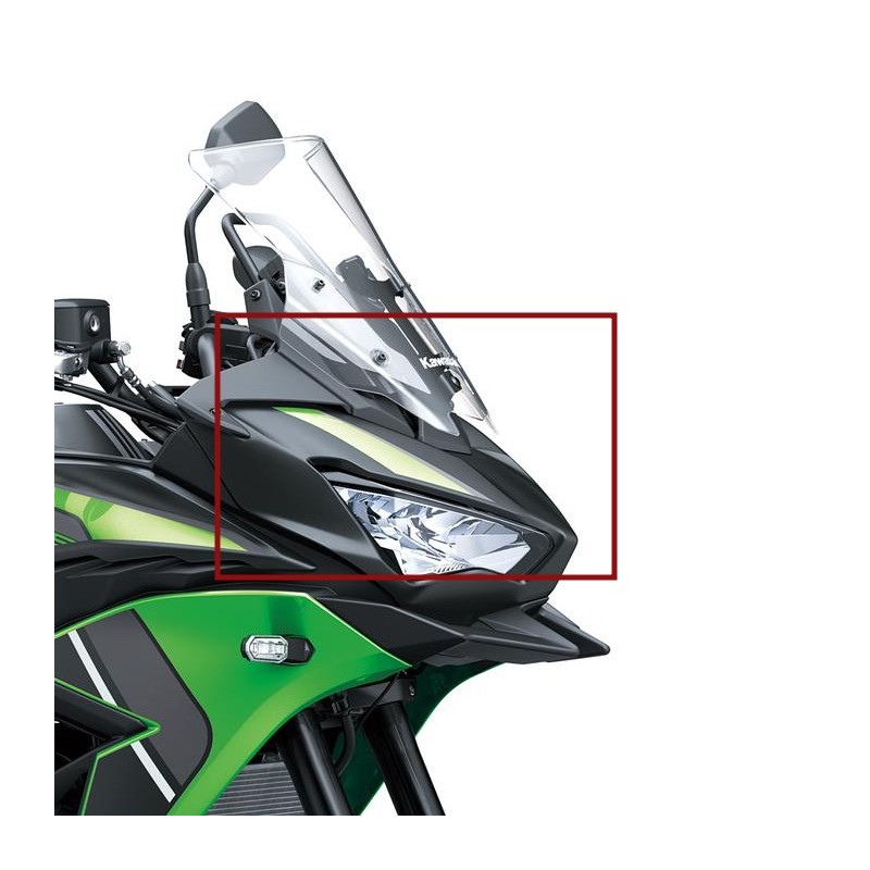 Комплект наклеек верхнего обтекателя фары Kawasaki Versys 650 GREEN 2024