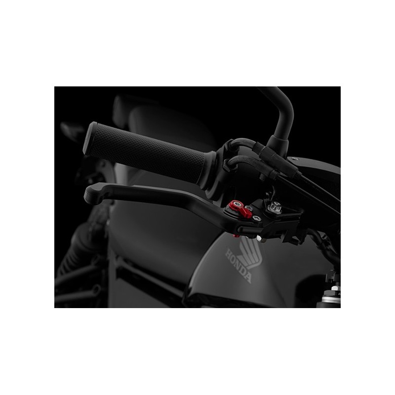 Чёрный регулируемый рычаг переднего тормоза BIKERS Honda NX500 2024 2025