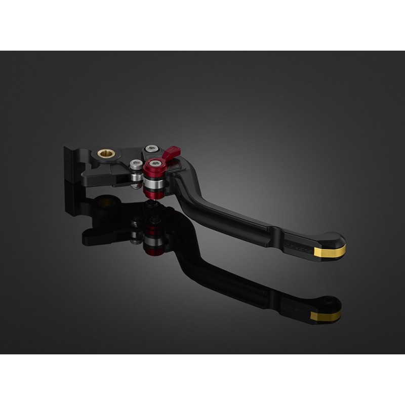 Чёрный регулируемый рычаг переднего тормоза BIKERS Honda NX500 2024 2025