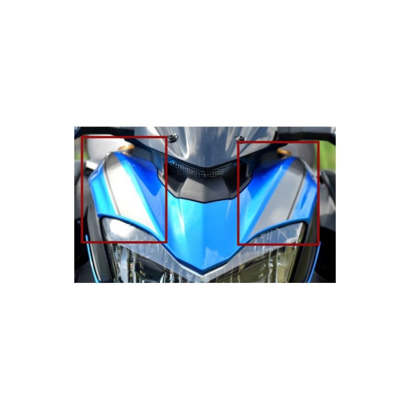 Комплект наклеек верхнего обтекателя фары Kawasaki Z900 Blue 2017