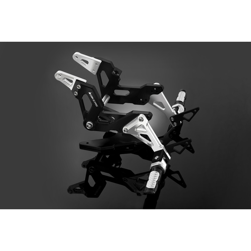 Комплект пассажирских подножек BIKERS Kawasaki KSR 110
