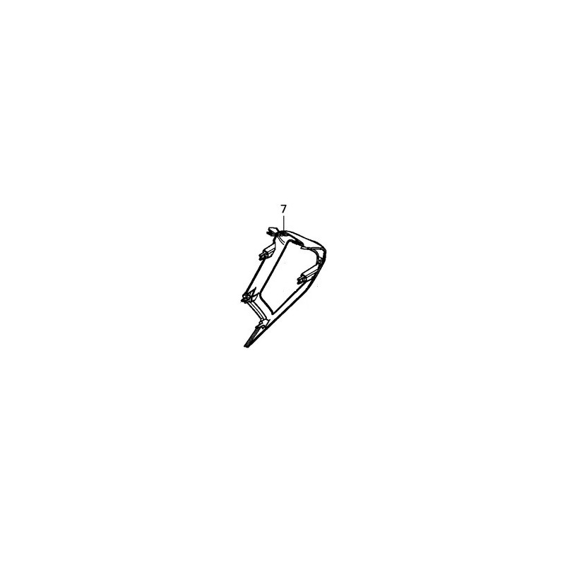 Окантовка крышки отсека Honda PCX 125/150 v3 2014 2015 2016 2017