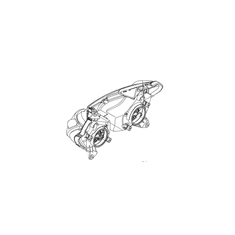 Блок-фара Kawasaki ER6f Ninja 650R 2009/10/11