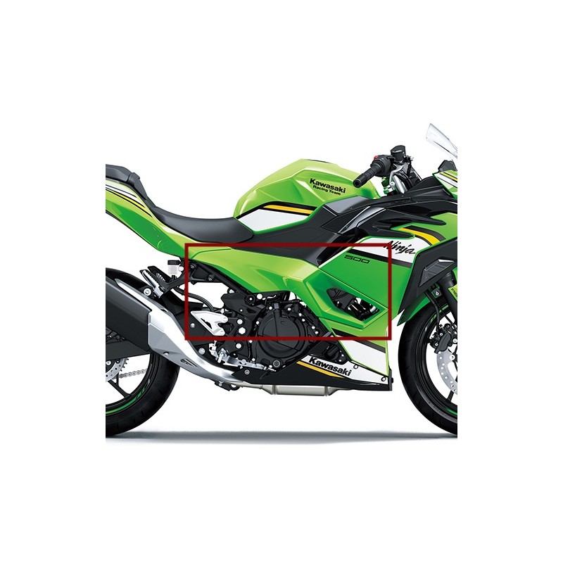Правый задний боковой обтекатель Kawasaki Ninja 500