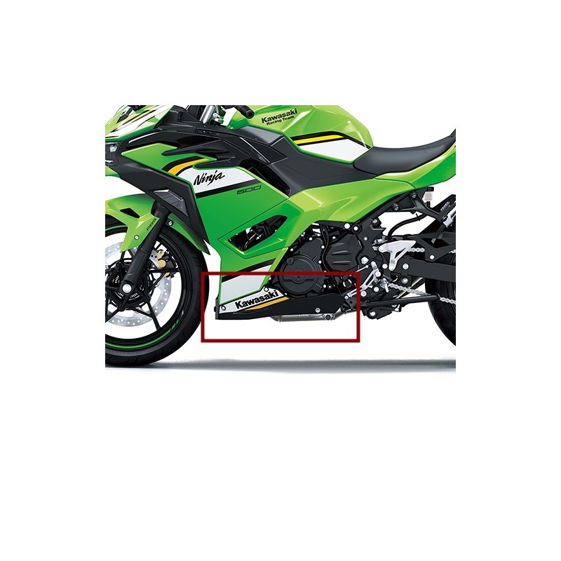 Левый нижний обтекатель Kawasaki Ninja 500
