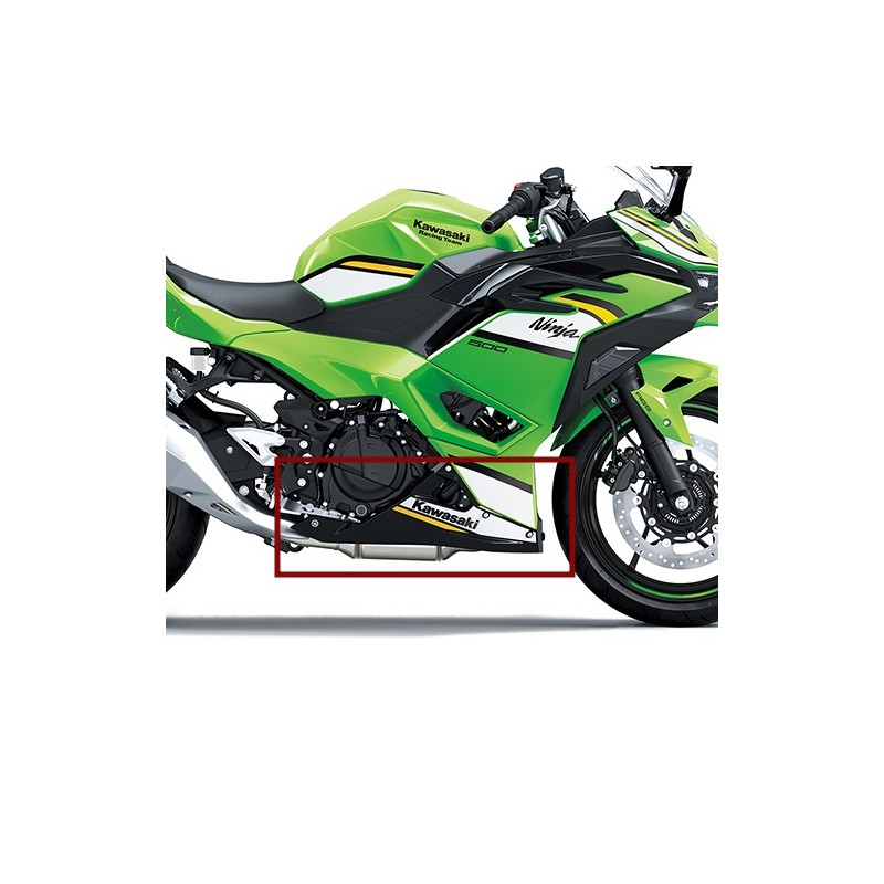 Правый нижний обтекатель Kawasaki Ninja 500