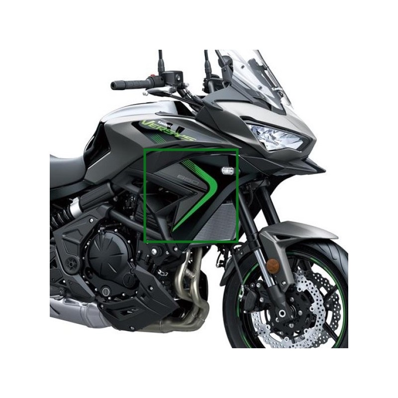 Наклейка правого переднего бокового обтекателя Kawasaki Versys 650 GRAY 2025