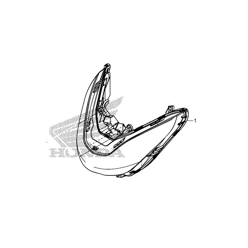 Светодиодная фара Honda PCX 125/150 v3 2014 2015 2016 2017