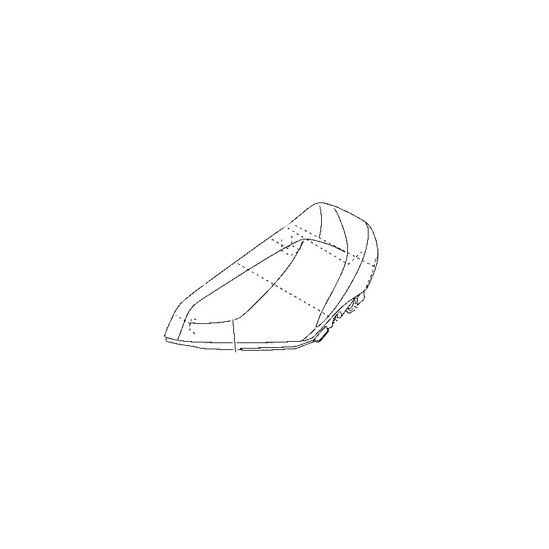 Левая накладка топливного бака Yamaha YZF R3 / R25