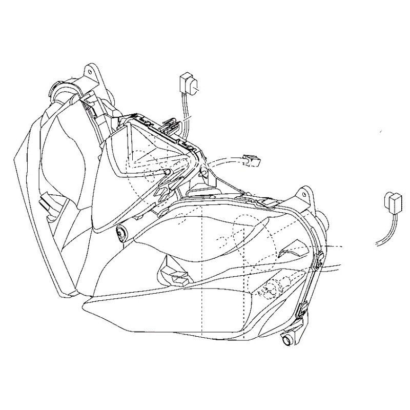 Блок-фара Yamaha YZF R3 / R25