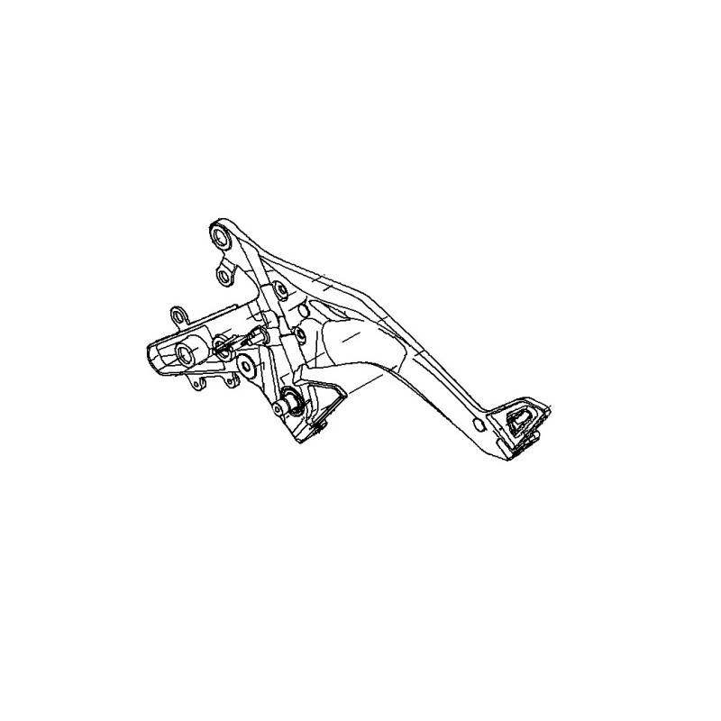 Кронштейн правой подножки Kawasaki Ninja 650 ER6f