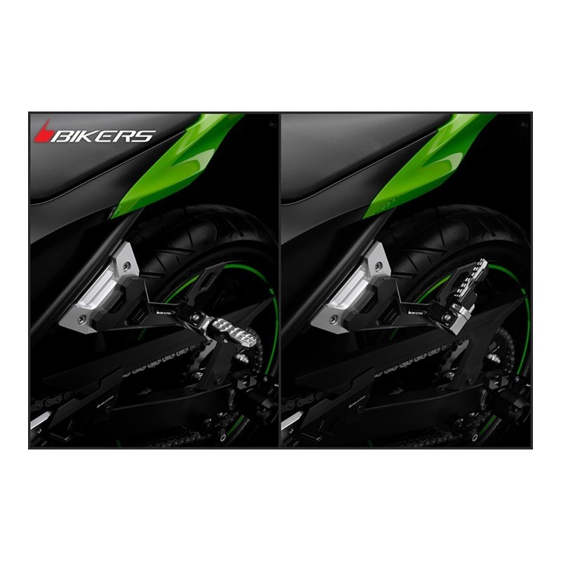 Комплект пассажирских подножек BIKERS Kawasaki Ninja 250R