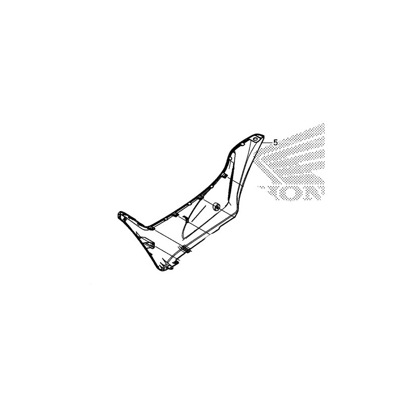 Правая нижняя панель Honda PCX 125/150 v3 2014 2015 2016 2017