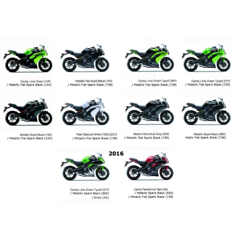 Левая задняя облицовка Kawasaki Ninja 650 Er6f