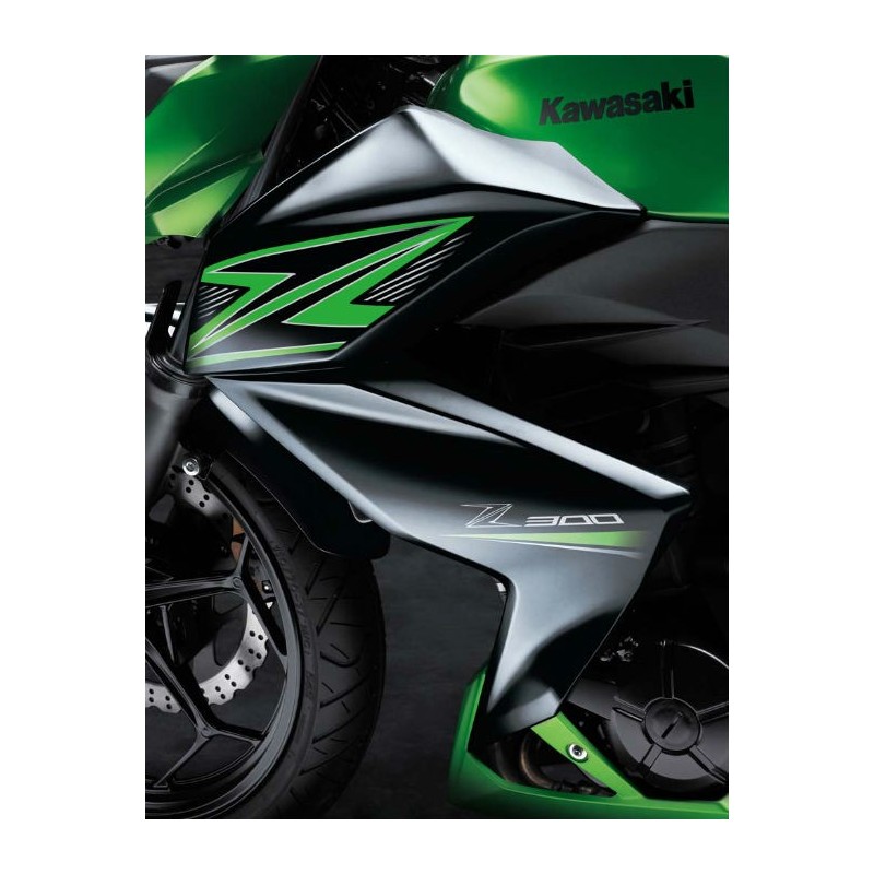 Левая облицовка Kawasaki Z300