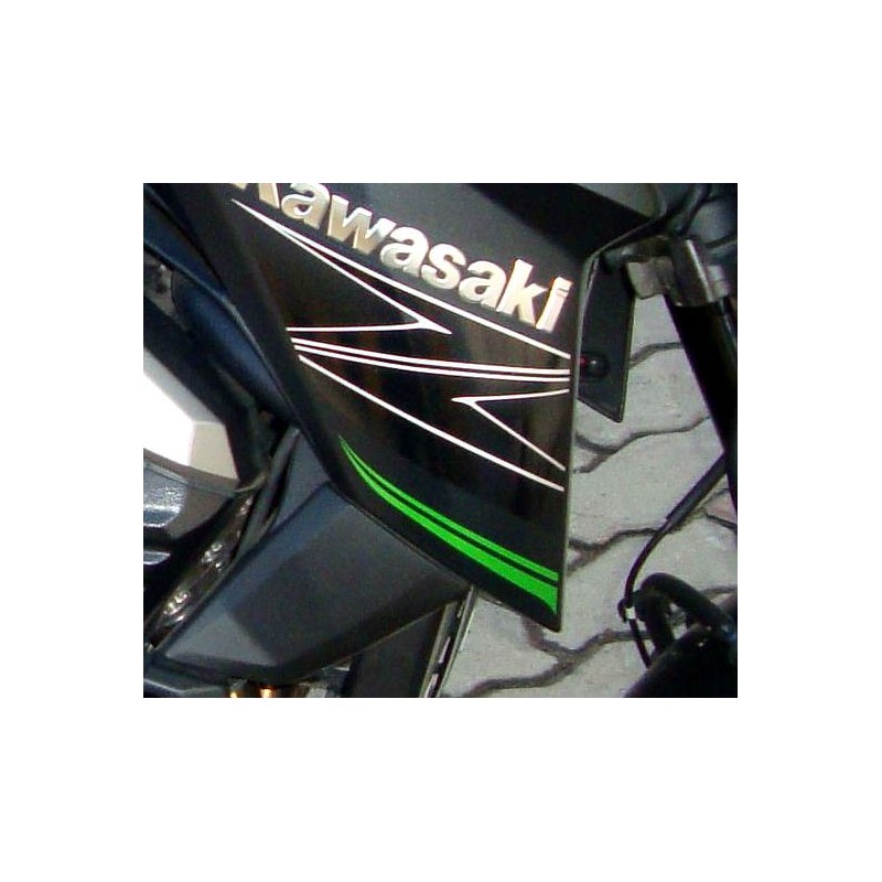 Наклейка правой облицовки Kawasaki Z800 2014 2015