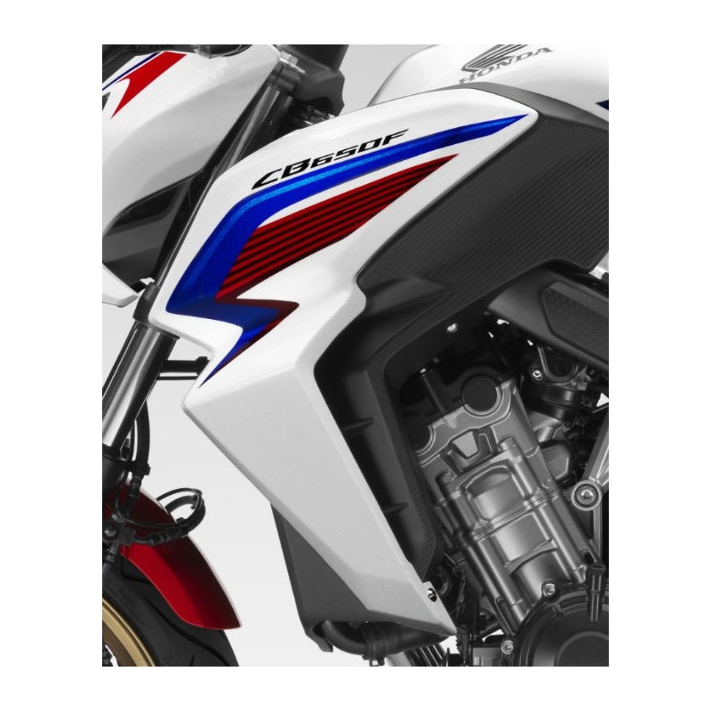 Левая облицовка Honda CB650F TRICOLOR WHITE
