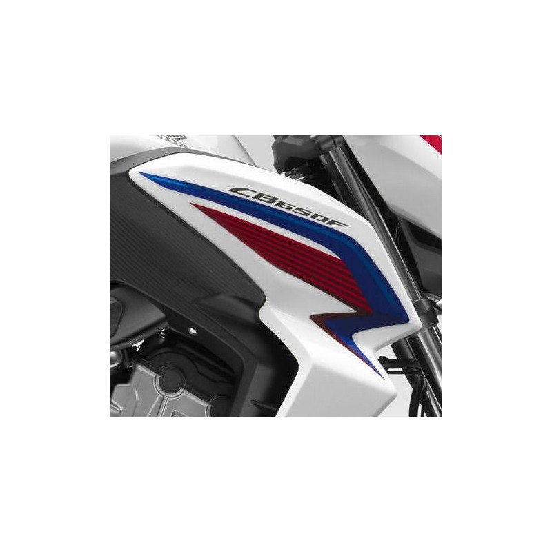 Декоративная полоса правой облицовки Honda CB650F TRICOLOR WHITE