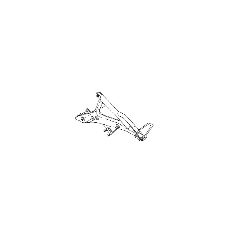 Кронштейн левой подножки Kawasaki ER6f Ninja 650R 2009/10/11