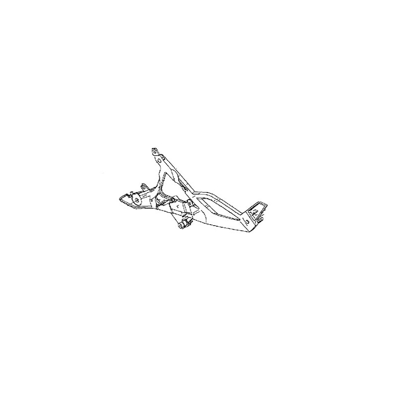 Кронштейн правой подножки Kawasaki ER6f Ninja 650R 2009/10/11