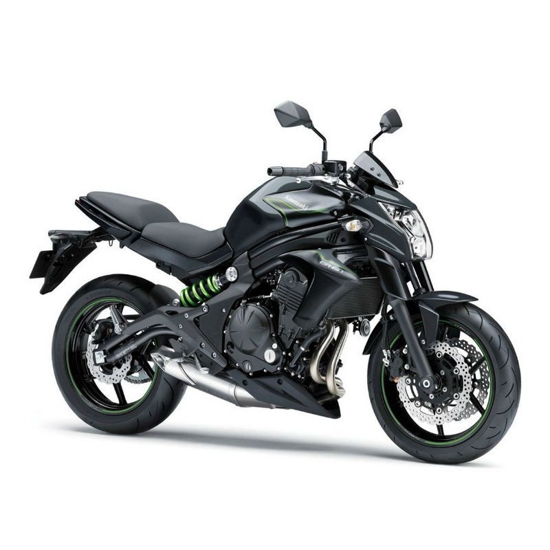 Наклейка левой накладки топливного бака 2016 Kawasaki ER6N 650 METALLIC CARBON GRAY