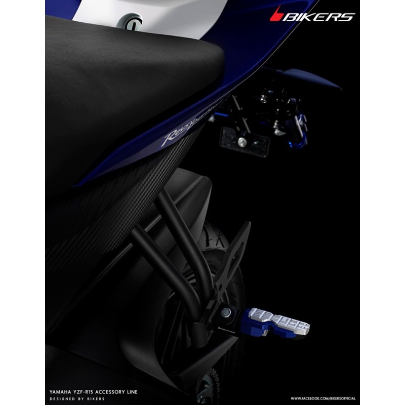Пассажирские подножки BIKERS Yamaha YZF R15