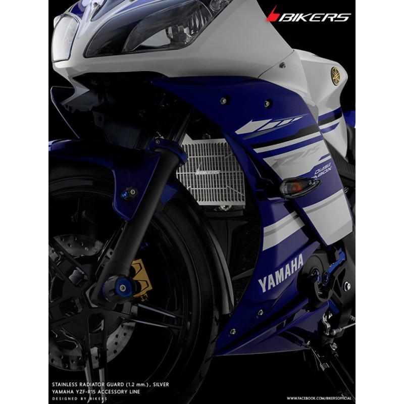 Защита радиатора из нержавеющей стали BIKERS Yamaha YZF R15