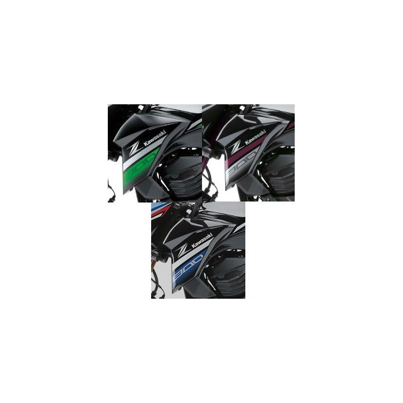 Комплект наклеек левой облицовки 2016 Kawasaki Z800