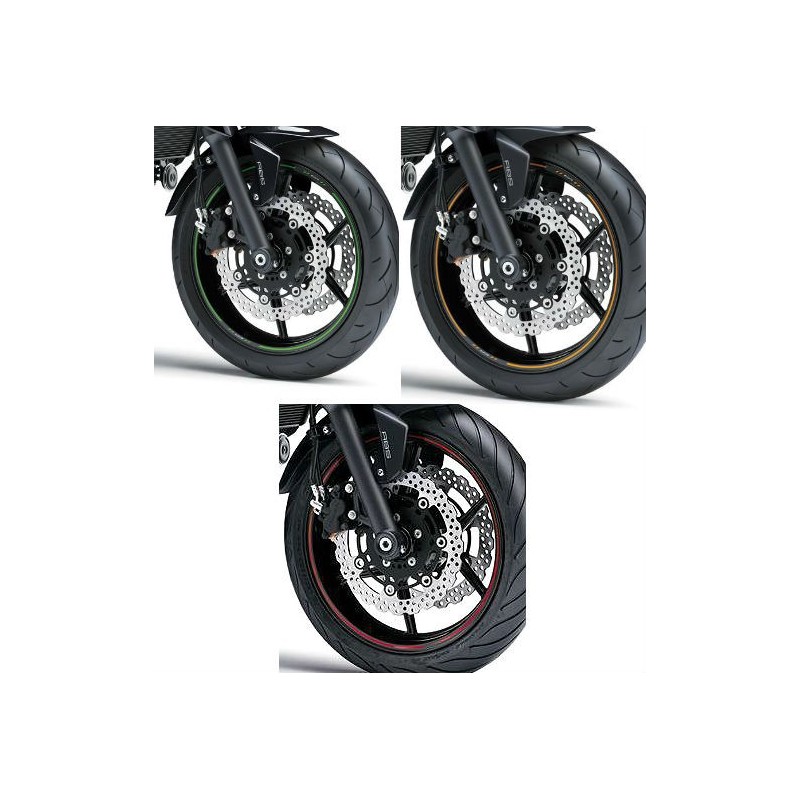 Комплект наклеек колёс Kawasaki Er6n 650