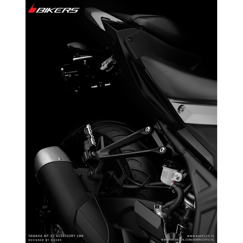 Пассажирские подножки BIKERS Yamaha MT-03 / MT-25