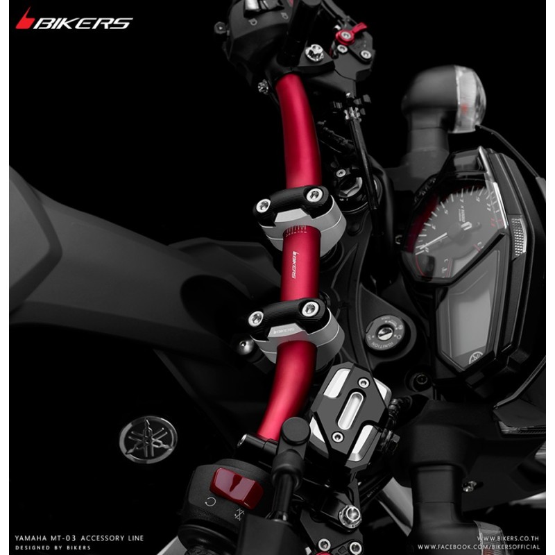Комплект зажимов руля Fat Bar 28.6mm BIKERS Yamaha MT-03 / MT-25