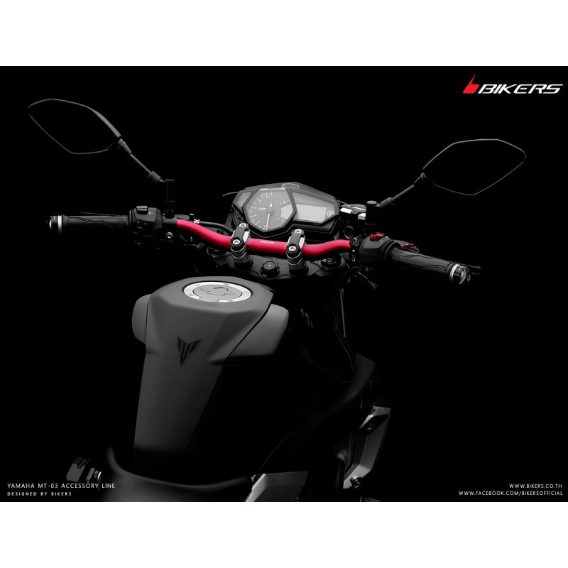 Комплект зажимов руля Fat Bar 28.6mm BIKERS Yamaha MT-03 / MT-25