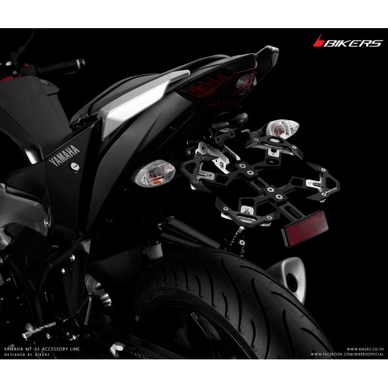 Регулируемый кронштейн номерного знака BIKERS Yamaha MT-03 / MT-25