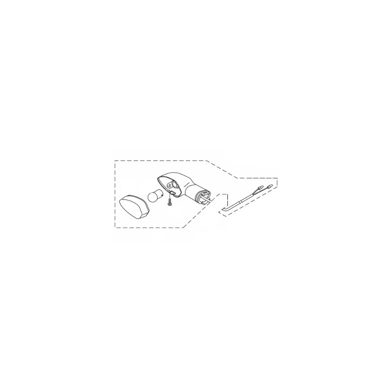 Правый передний указатель поворота Yamaha MT-03 / MT-25
