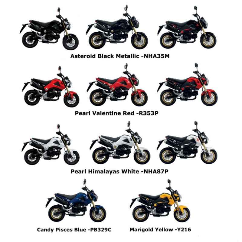 Переднее крыло Honda Msx 125 / Grom 125