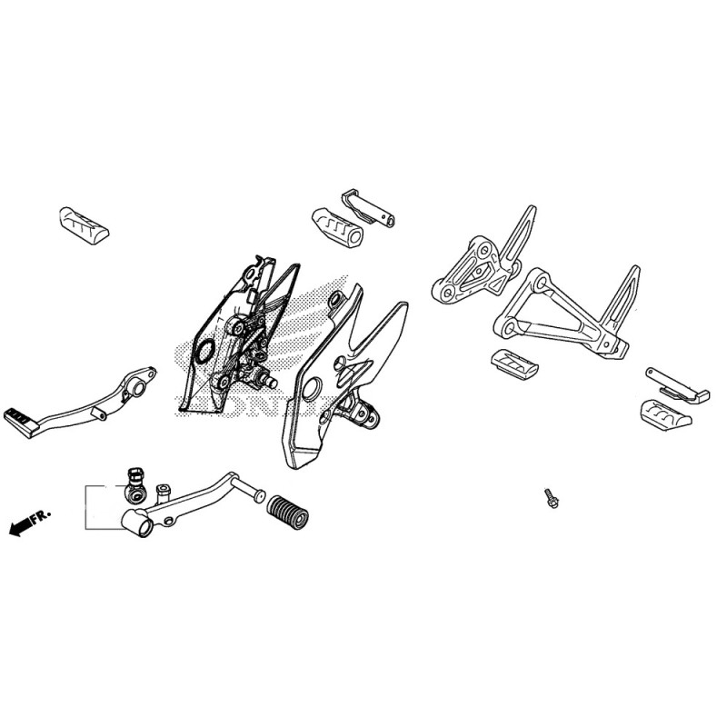 Болт водительской подножки Honda CB500X