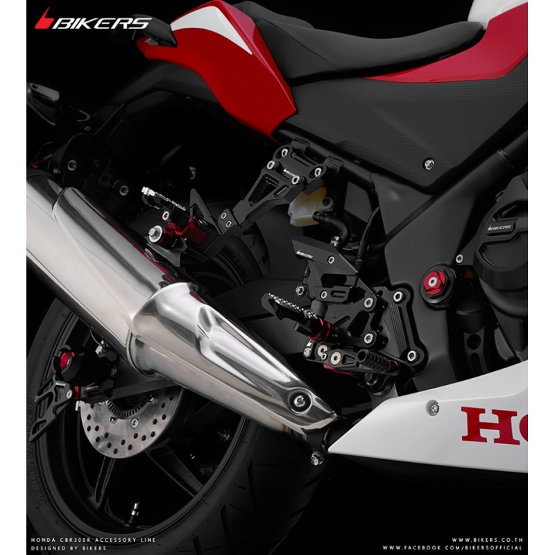 Комплект пассажирских подножек BIKERS Honda CB300F CBR300R