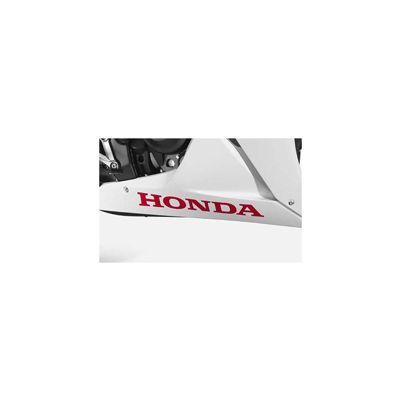 Наклейка нижнего обтекателя 280mm Honda CBR300R Bicolor White/Red