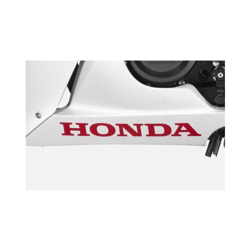 Наклейка нижнего обтекателя 330mm Honda CBR300R Bicolor White/Red