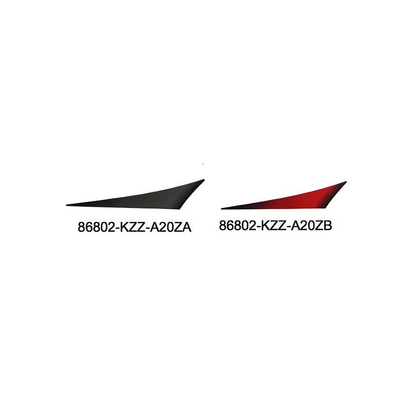 Декоративная полоса левого заднего крыла Honda CRF 250M 2013