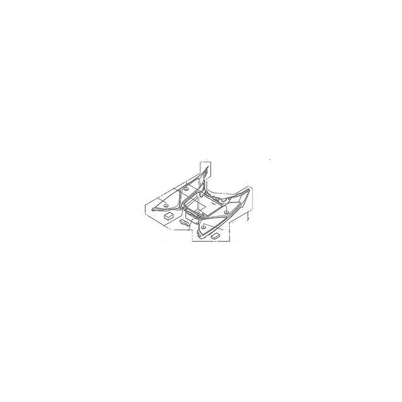Платформа для ног Honda SH125i / SH150i