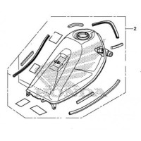 Топливный бак CRF250L